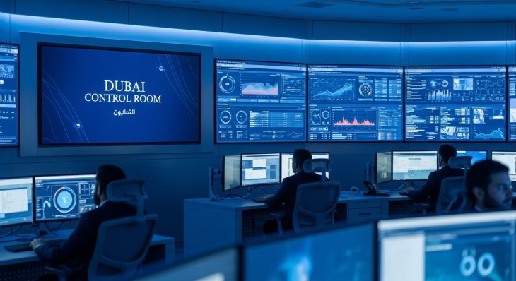 Advanced Control Room Data Analysis dashboard with real-time monitoring and predictive insights