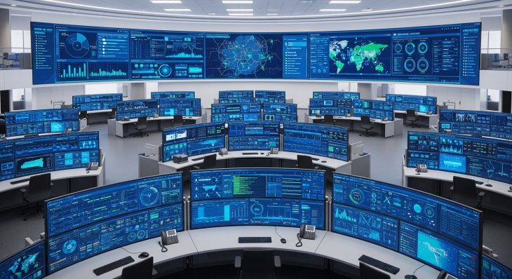 Advanced Technology Systems for Dubai Control Room dashboard with real-time analytics and automation